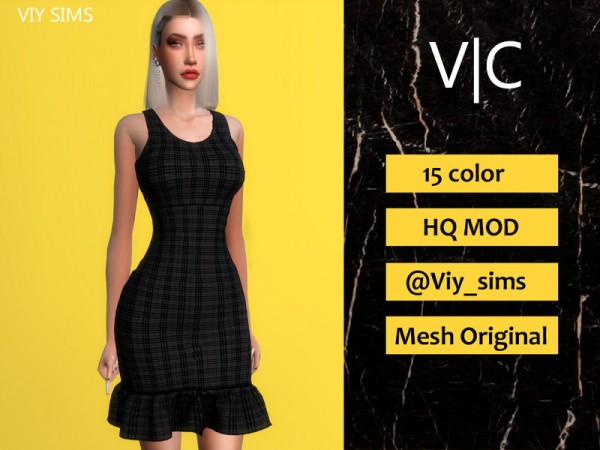  The Sims Resource: Dress V by Viy Sims