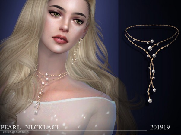  The Sims Resource: Necklace 201919 by S Club