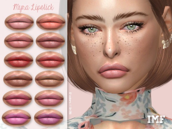  The Sims Resource: Myra Lipstick N.216 by IzzieMcFire