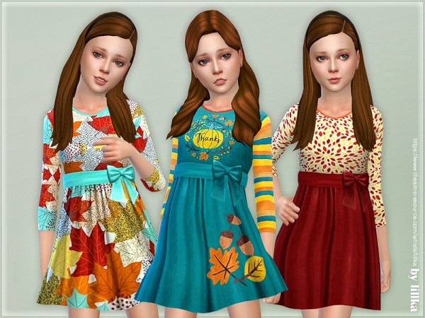  The Sims Resource: Girls Dresses Collection P132 by lillka