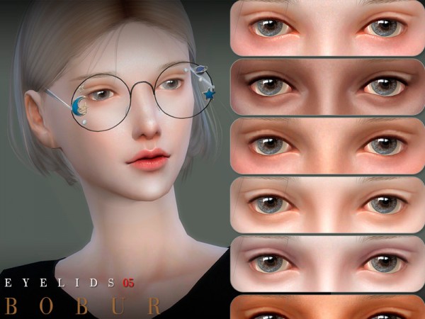  The Sims Resource: Eyelids 05 by Bobur