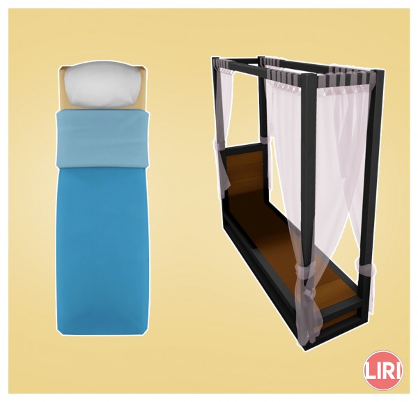  Mod The Sims: Draping Palace Bed Separated by Lierie
