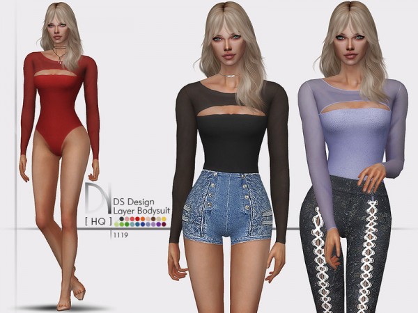  The Sims Resource: Design Layer Bodysuit by DarkNighTt