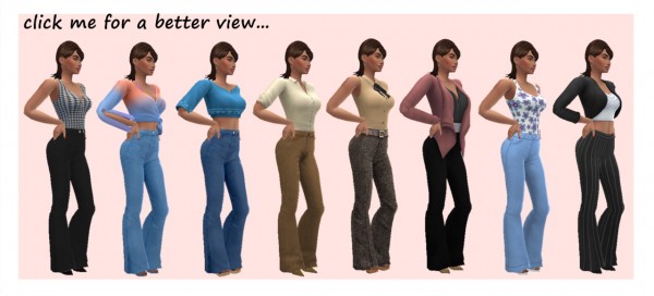  Sims 4 Sue: Bell bottoms