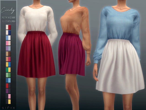  The Sims Resource: Cindy Outfit by Sifix