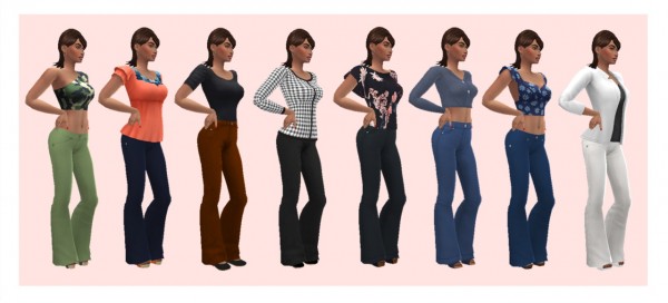  Sims 4 Sue: Bell bottoms