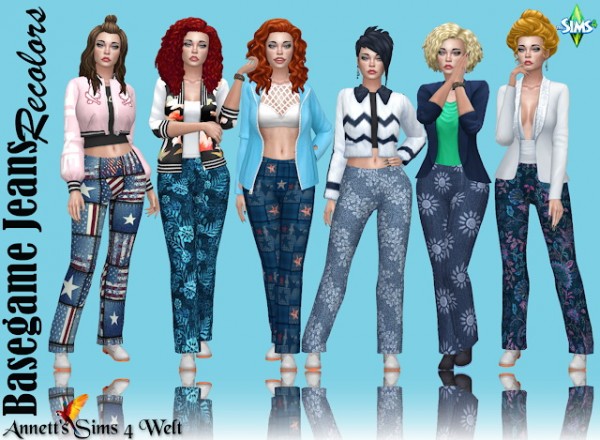  Annett`s Sims 4 Welt: Basegame Jeans