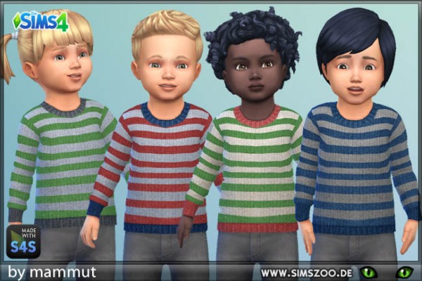 Blackys Sims 4 Zoo: Jumper Stripes by mammut • Sims 4 Downloads