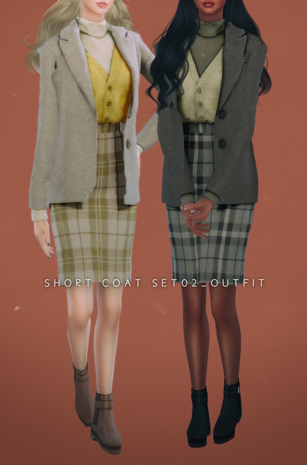  Newen: Short Coat Set 01