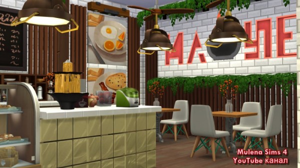  Sims 3 by Mulena: Coffee house