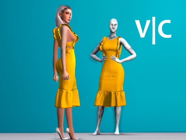  The Sims Resource: Daenerys Dress III by Viy Sims