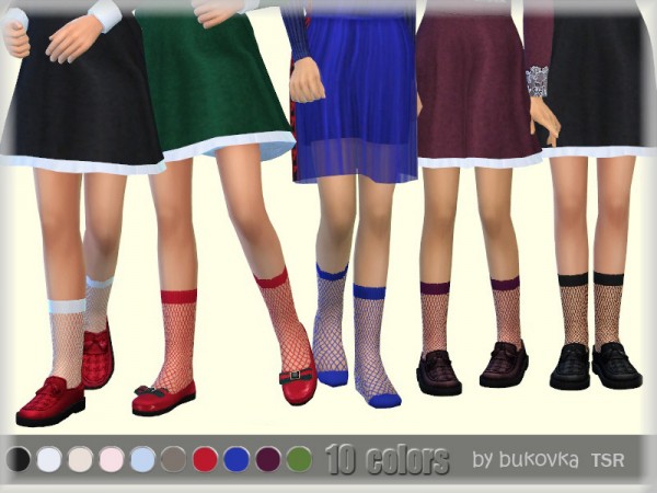  The Sims Resource: Mesh Socks by bukovka