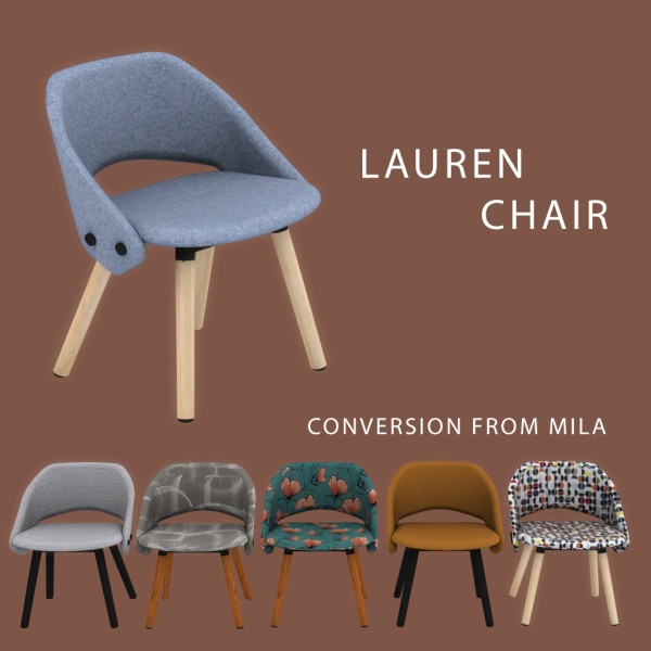  Leo 4 Sims: Lauren Chair