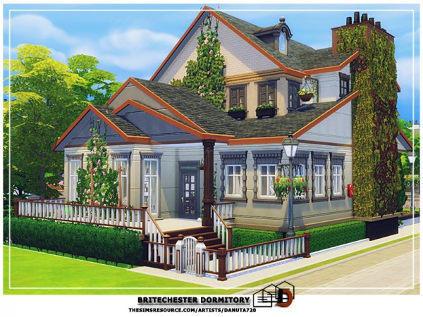  The Sims Resource: Britechester Dormitory by Danuta720