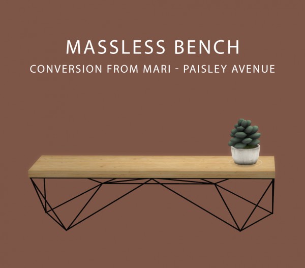  Leo 4 Sims: Massless Bench