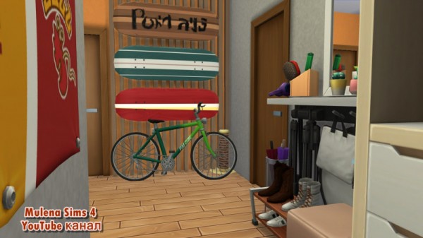  Sims 3 by Mulena: Student apartment