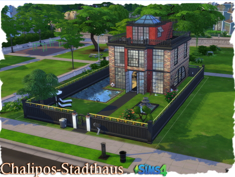  All4Sims: City house by Chalipo