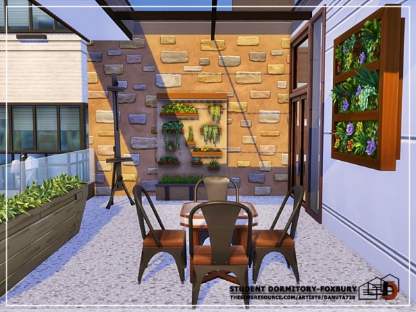  The Sims Resource: Student dormitory Foxbury by Danuta720