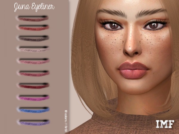  The Sims Resource: Juna Eyeliner N.61 by IzzieMcFire