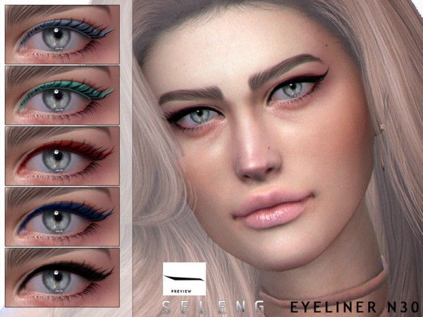  The Sims Resource: Eyeliner N30 by Seleng