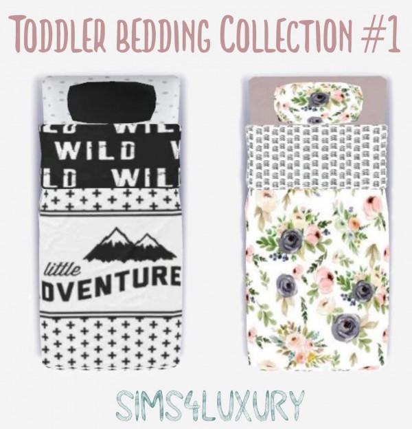  Sims4Luxury: Toddler Bedding Collection 1