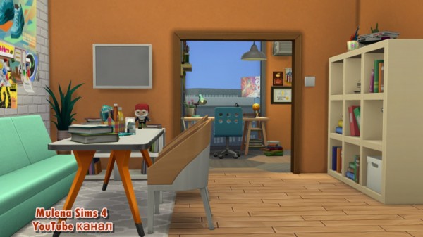  Sims 3 by Mulena: Student apartment