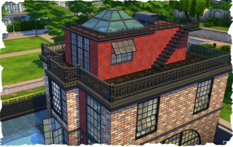  All4Sims: City house by Chalipo