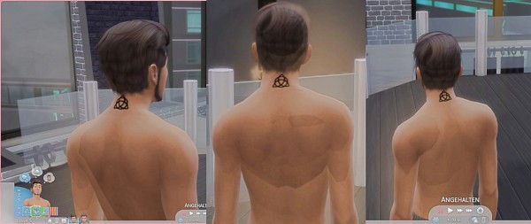  Mod The Sims: Magical Tattoos (triquetra and pentacle) by Gackt Sama