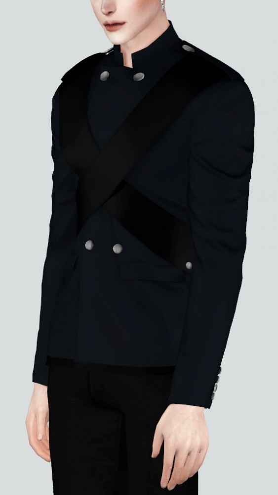  Rona Sims: Double Breasted Military Jacket