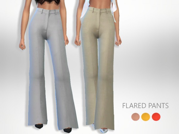  The Sims Resource: Flared Pants by Puresim