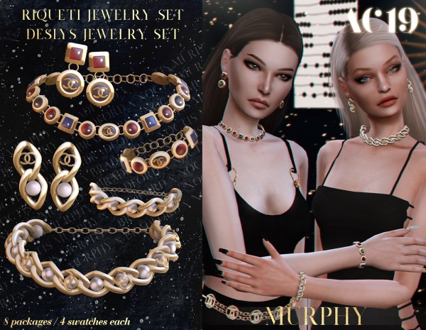  Murphy: Riqueti and Deslys Jewelry Sets by Silence Bradford