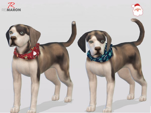  The Sims Resource: Bandana for Small Dogs by remaron