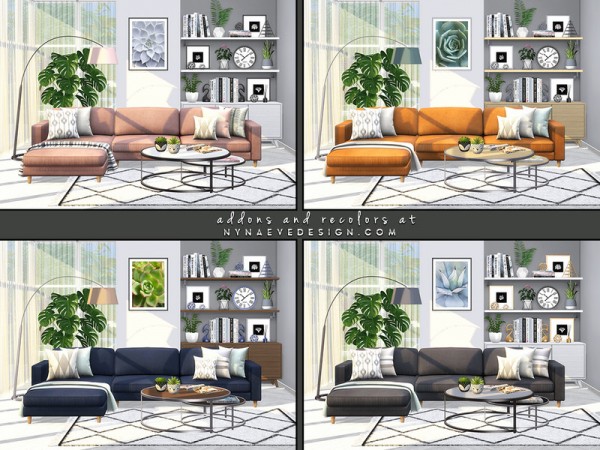  The Sims Resource: Mist Living Room by NynaeveDesign