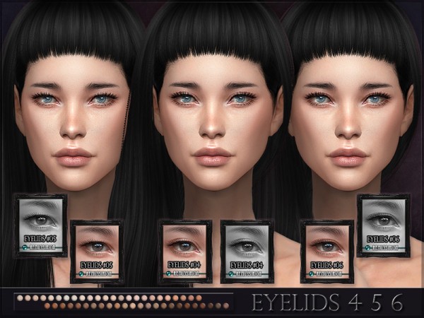  The Sims Resource: Eyelids 4 5 6   Set by RemusSirion