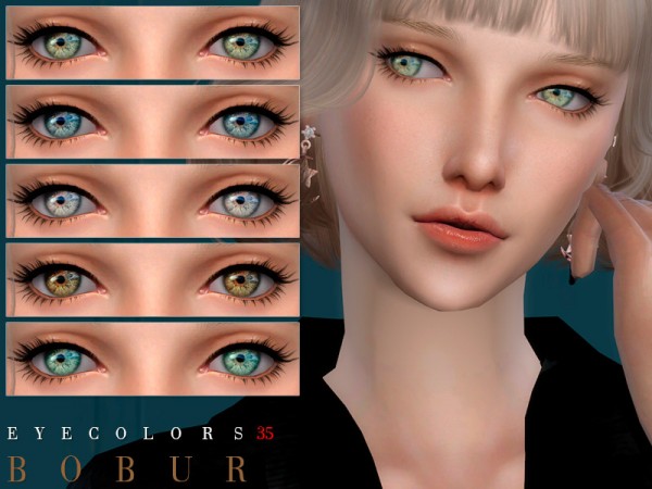  The Sims Resource: Eyecolors 35 by Bobur