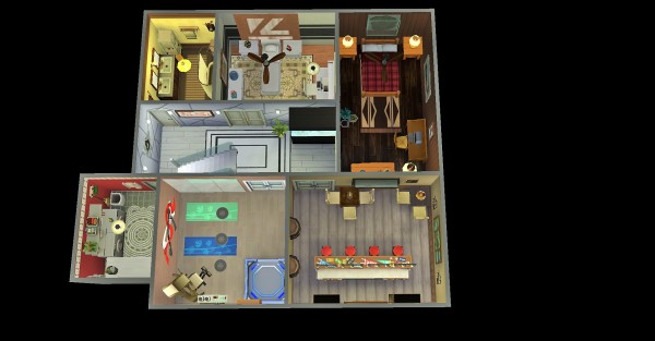  Mod The Sims: One Story with basement by heikeg