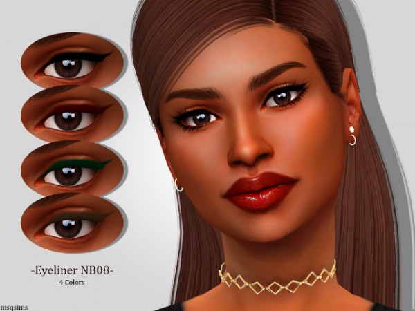  MSQ Sims: Eyeliner nb08