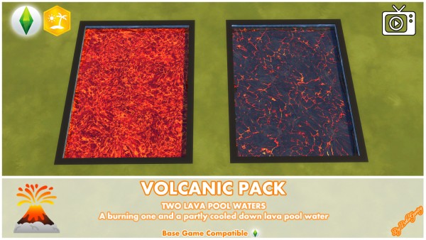 Mod The Sims: Volcanic Mod Pack by Bakie