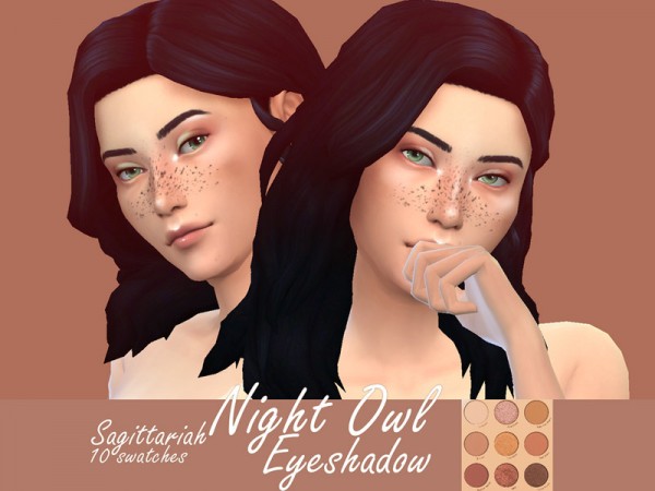  The Sims Resource: Colourpop Night Owl Eyeshadow by Sagittariah