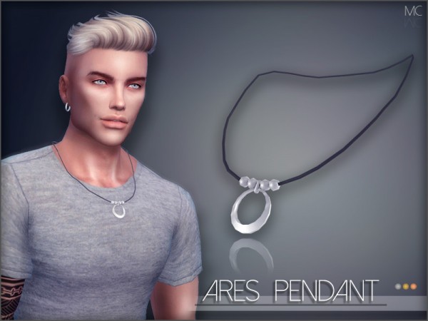  The Sims Resource: Ares Pendant by mathcope