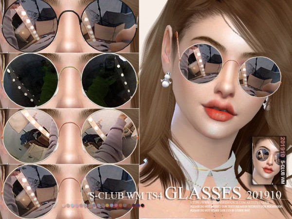  The Sims Resource: Glasses 201910 by S Club