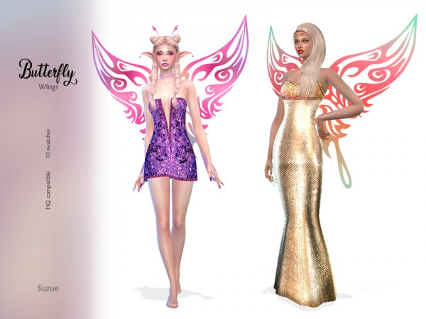  The Sims Resource: Butterfly Wings by Suzue