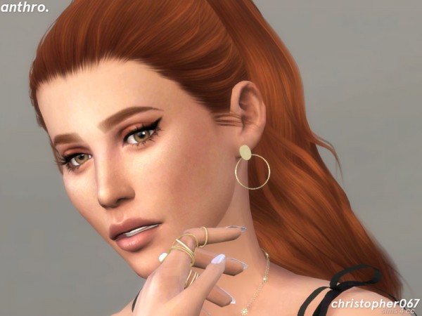  The Sims Resource: Anthro Earrings by Christopher067