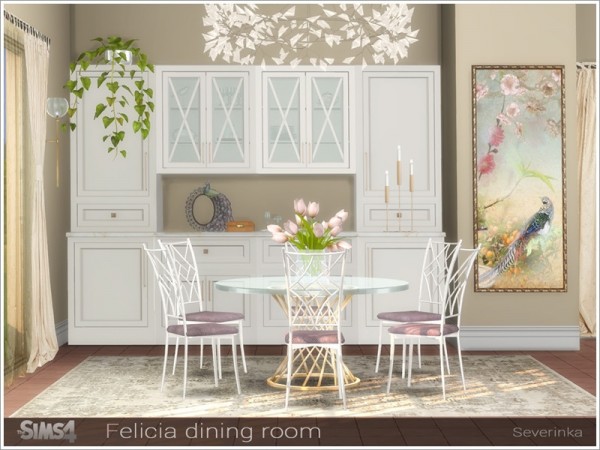  The Sims Resource: Felicia dining room by Severinka