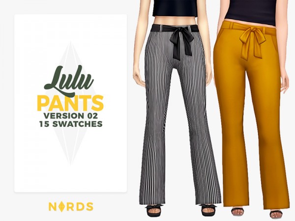 The Sims Resource: Lulu Pants V2 by Nords