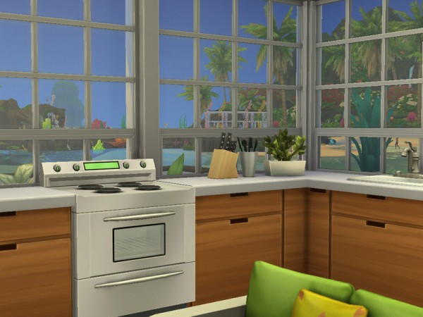  The Sims Resource: Modern Eco beach house by Mini Simmer