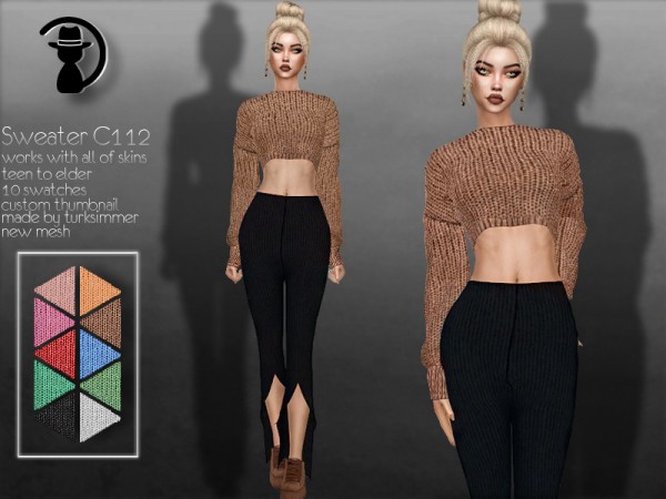  The Sims Resource: Sweater C112 by turksimmer