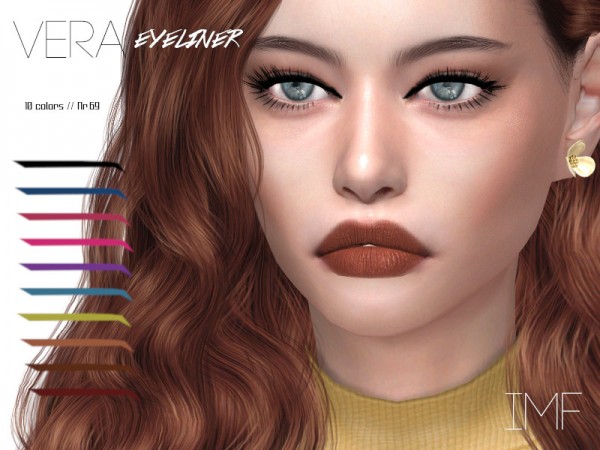  The Sims Resource: Vera Eyeliner N.69 by IzzieMcFire