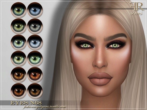  The Sims Resource: Eyes N68 by FashionRoyaltySims