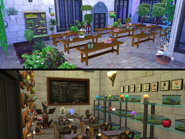  The Sims Resource: Hera school of magic   no cc by melapples